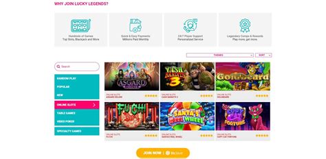 Lucky Legends Casino .